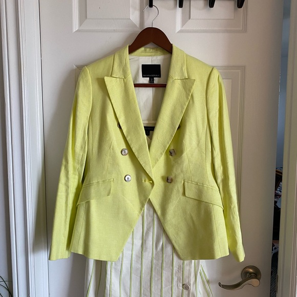 Bright yellow tailored blazer - Picture 5 of 5